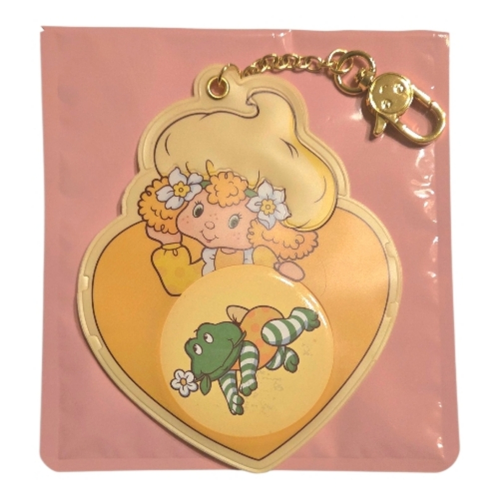 Whatever! Makes You Happy x Strawberry Shortcake Scented Bag Charm with Button